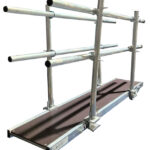 Lyte 450mm 2.4m Staging Board Kit with Double Sided Handrail