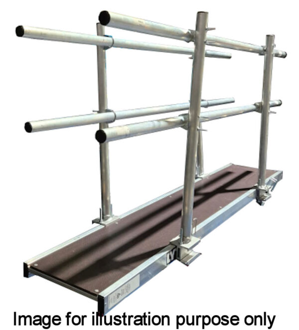 Lyte 600mm 6.0m Staging Board Kit with Double Sided Handrail