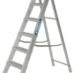 Werner 6 Tread Mastertrade Professional Aluminium Swingback Step