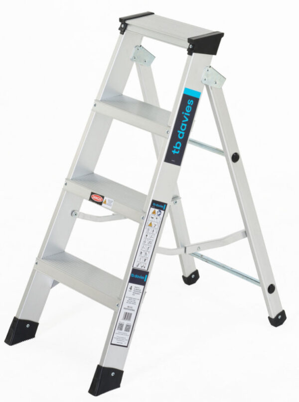 TB Davies 4 Tread HDuty-S Aluminium Professional Swingback Step