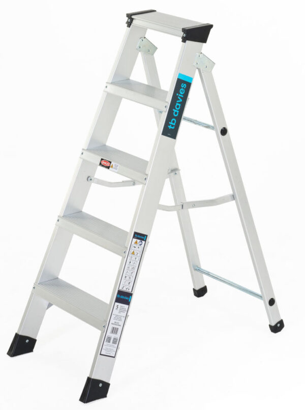 TB Davies 6 Tread HDuty-S Aluminium Professional Swingback Step