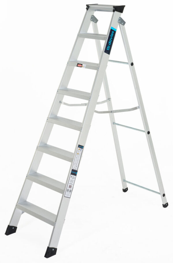 TB Davies 8 Tread HDuty-S Aluminium Professional Swingback Step