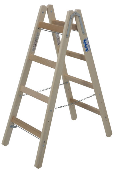 Krause Stabilo 2x4 Wooden Double Sided Stepladder