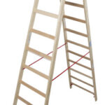 Krause Stabilo 2x12 Wooden Double Sided Stepladder