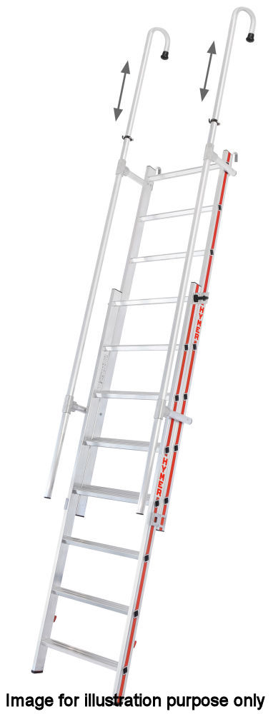 Hymer Hookable Double Extension Ladders