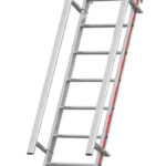 Hymer 8 Tread Shelf Ladder With Handrail