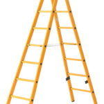 Hymer Full 2x7 GRP Double Sided Rung Ladder