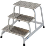 Krause Stabilo 3 Tread Welded Machine Step Stool