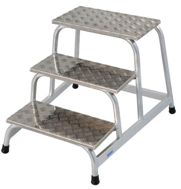 Krause Stabilo 3 Tread Welded Machine Step Stool