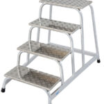 Krause Stabilo 4 Tread Welded Machine Step Stool