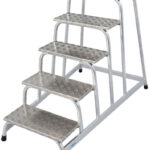 Krause Stabilo 5 Tread Welded Machine Step Stool