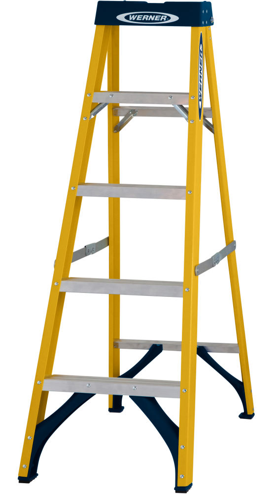 Werner 5 Tread GRP Swingback Step EN131 Professional