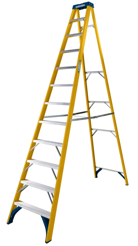 Werner 12 Tread GRP Swingback Step EN131 Professional