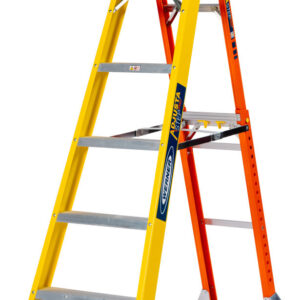 Werner AdjustaStep Pro 6 Tread Fibreglass Step Ladder