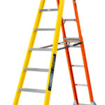 Werner AdjustaStep Pro 8 Tread Fibreglass Step Ladder