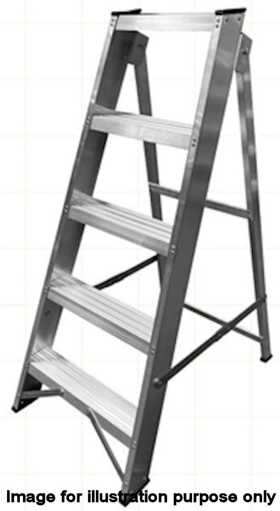 LFI TuFF 6 Tread EN131 Pro Aluminium Swingback Step