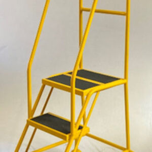 BJDF Series 3 Tread Domed Feet Mobile Safety Step