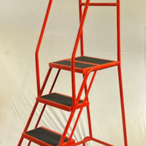 BJDF Series 4 Tread Domed Feet Mobile Safety Step