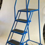 BJDF Series 5 Tread Domed Feet Mobile Safety Step