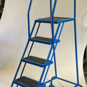 BJDF Series 5 Tread Domed Feet Mobile Safety Step