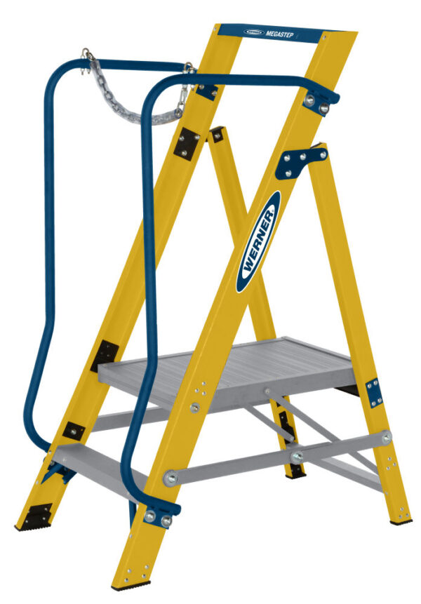 Werner 2 Tread Megastep Podium Stepladder