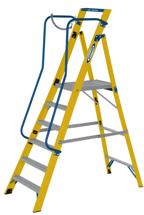 Werner 6 Tread Megastep Podium Stepladder
