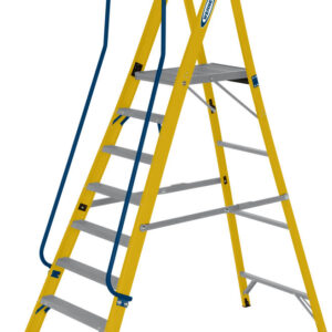 Werner 8 Tread Megastep Podium Stepladder