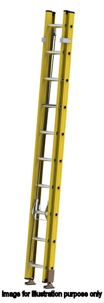 Murdoch 3.0m GRP Rope Operated 2 Section Extension Ladder