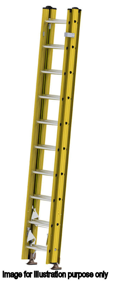 Murdoch 2.4m GRP Rope Operated 3 Section Extension Ladder