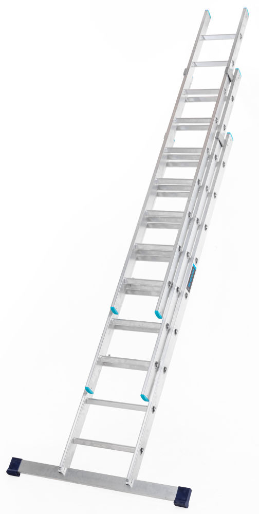 Taskmaster 2.5m 3 Section EN131 Pro Aluminium Ladder