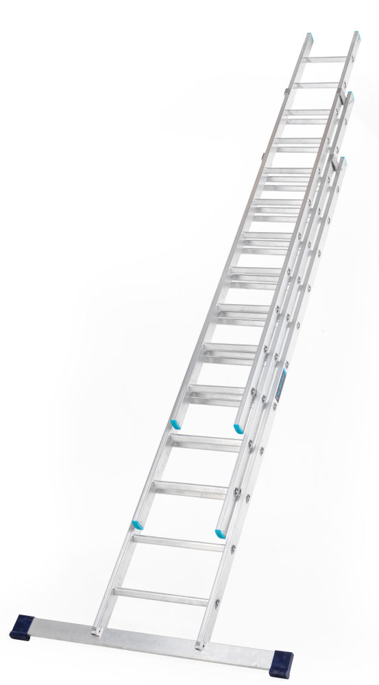 Taskmaster 3.0m 3 Section EN131 Pro Aluminium Ladder