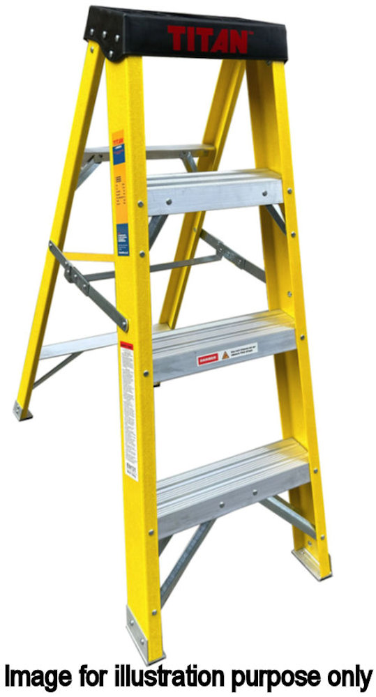 TITAN 5 Tread GRP Swingback Step Ladder