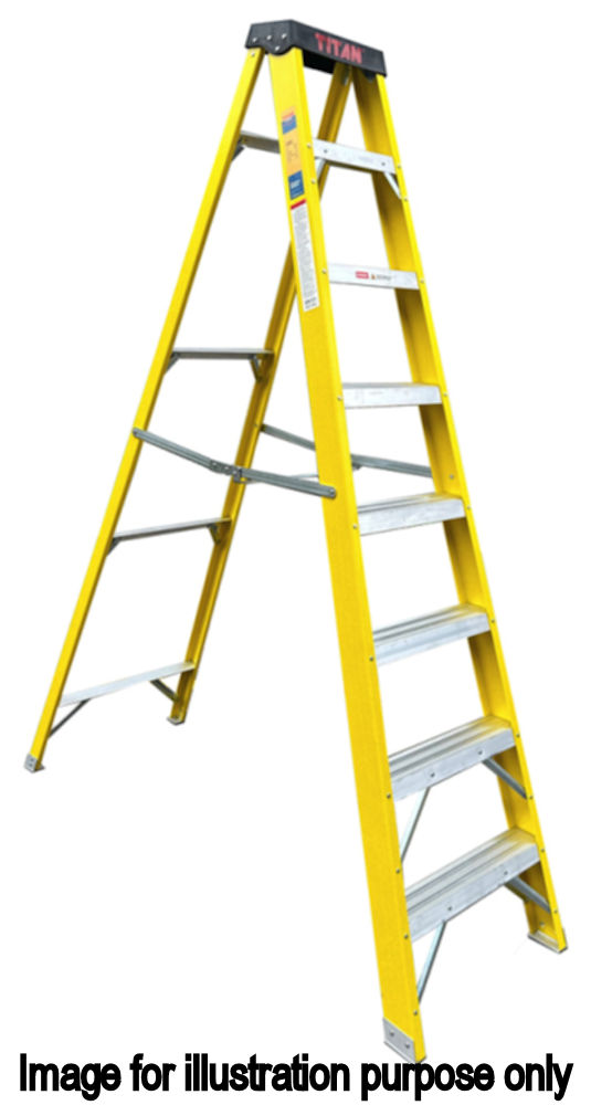 TITAN 8 Tread GRP Swingback Step Ladder