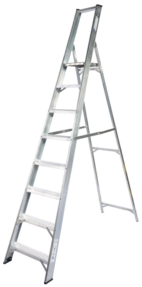 Lyte Magnastep 8 Tread Aluminium Platform Step Ladder