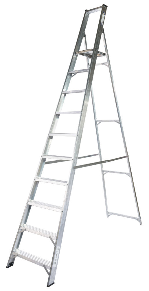 Lyte Magnastep 10 Tread Aluminium Platform Step Ladder