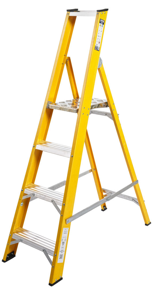 Lyte Magnastep 4 Tread Glassfibre Platform Step Ladder