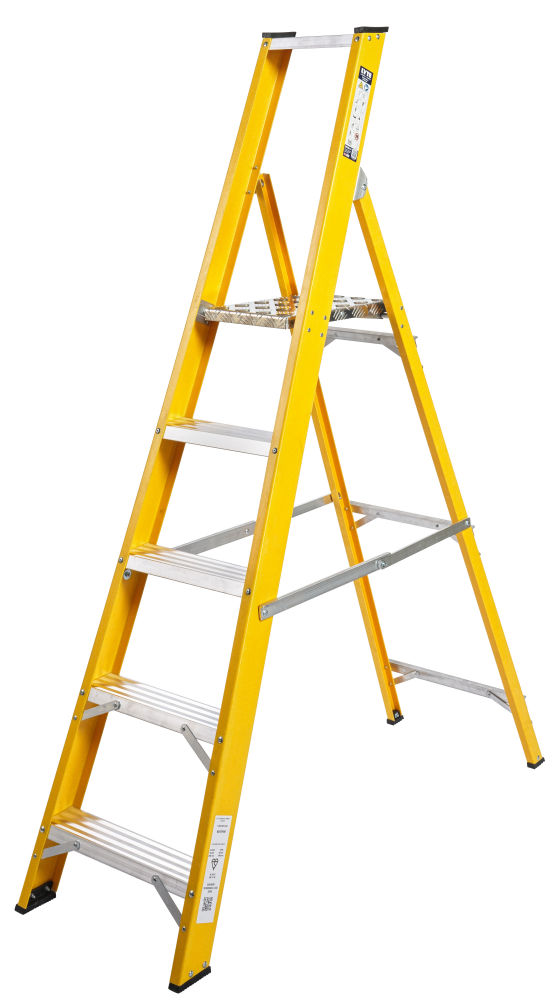 Lyte Magnastep 5 Tread Glassfibre Platform Step Ladder