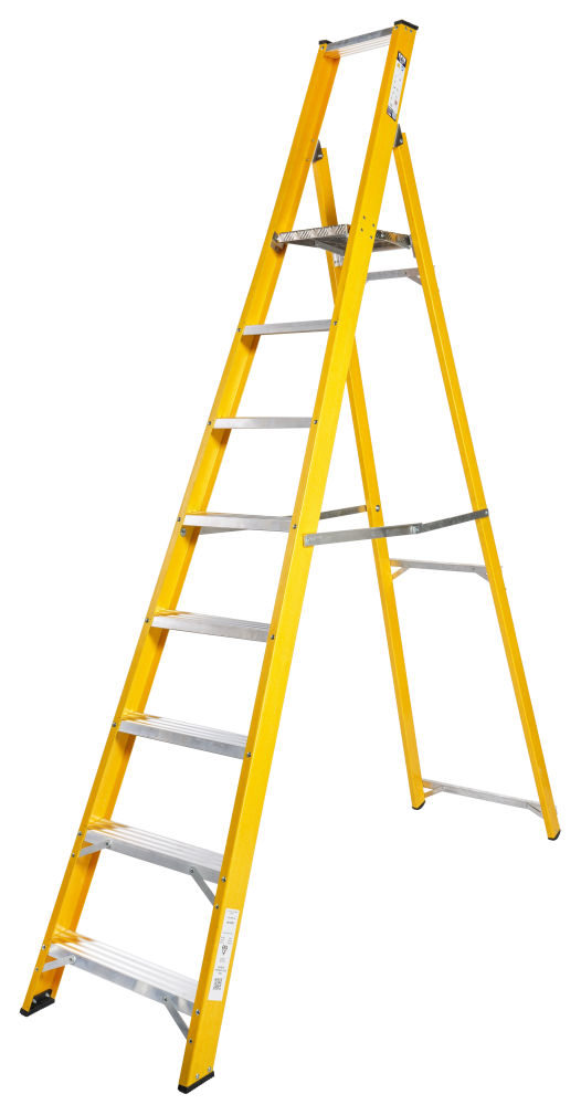 Lyte Magnastep 8 Tread Glassfibre Platform Step Ladder