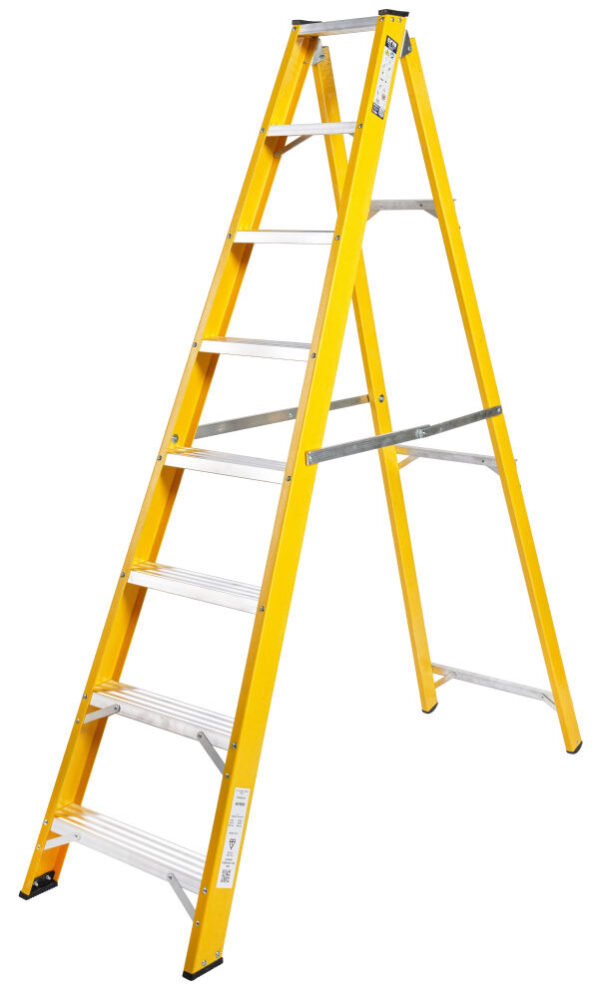 Lyte Magnastep 8 Tread Glassfibre Swingback Step Ladder