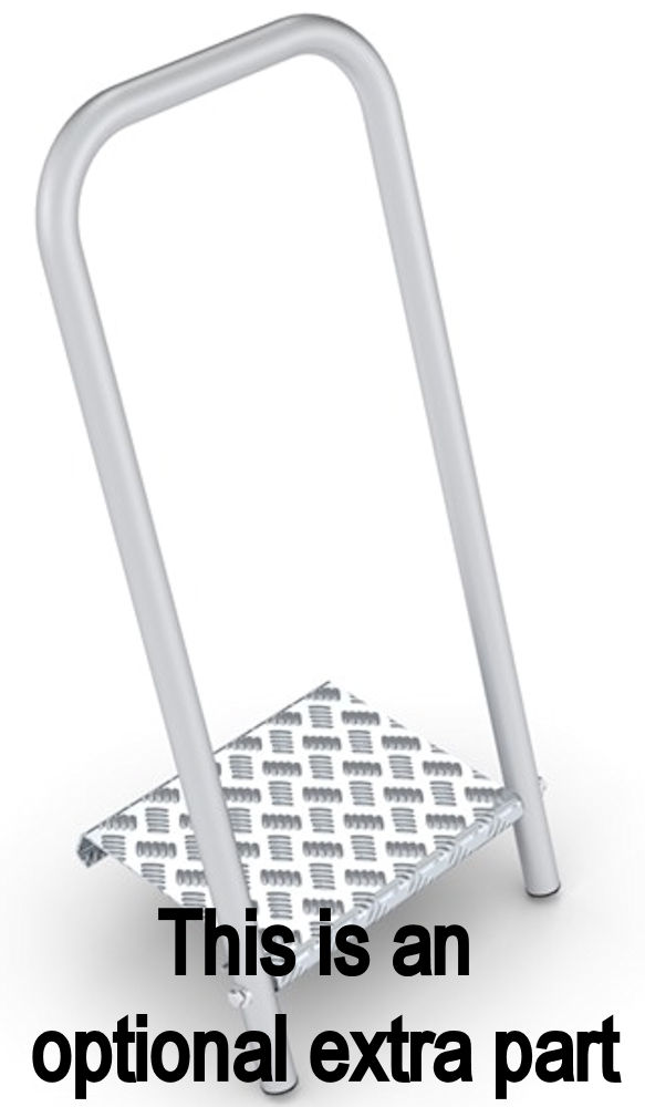 Climb-It Multi-Purpose Ladder Work Platform Accessory with Handrail