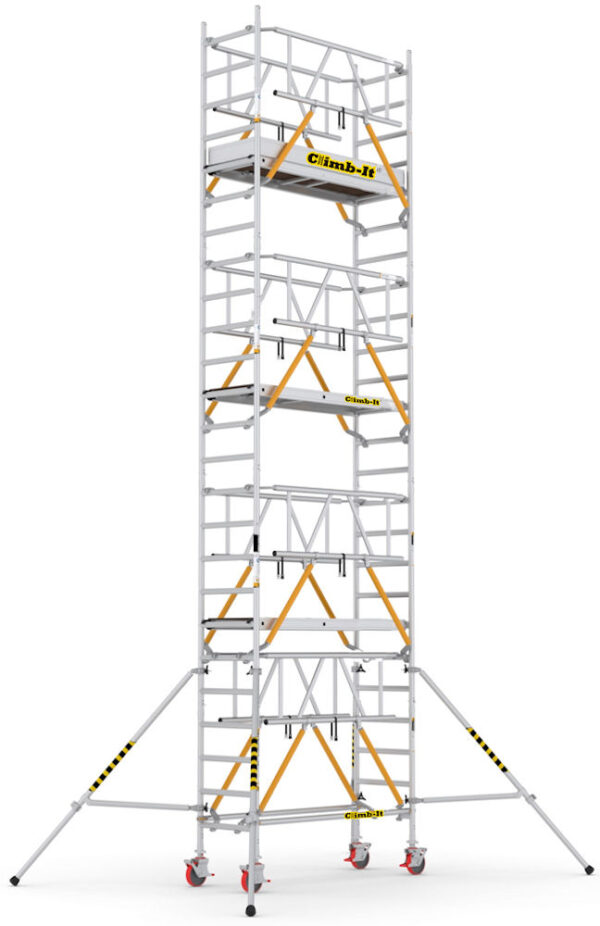 Climb-It Ultra AGR Aluminium Tower - 6.1m Platform Height