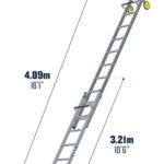 Werner 3.21m Double Section Roof Ladder