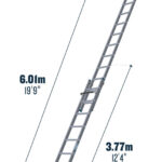 Werner 3.77m Double Section Roof Ladder