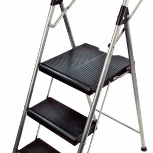 Werner Sure Grip Comfort 3 Tread Step Stool with Tool Tray