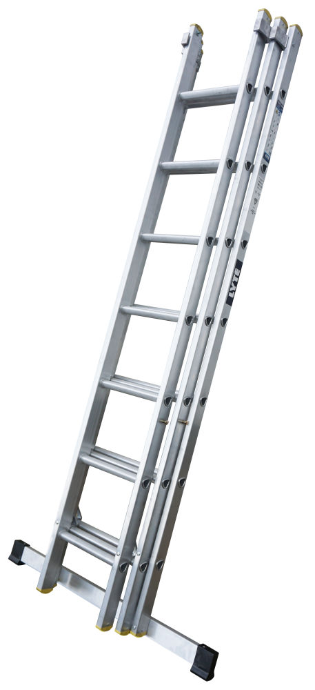 Lyte 2.2m 3-Section General Trade Extension Ladder