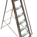Lyte Magnastep 10 Tread Aluminium Platform Step Ladder with Handrails