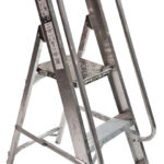Lyte Magnastep 3 Tread Aluminium Platform Step Ladder with Handrails