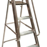 Lyte Magnastep 5 Tread Aluminium Platform Step Ladder with Handrails