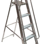 Lyte Magnastep 6 Tread Aluminium Platform Step Ladder with Handrails