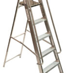 Lyte Magnastep 8 Tread Aluminium Platform Step Ladder with Handrails